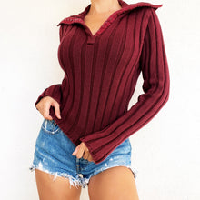Load image into Gallery viewer, Vintage Burgundy Guess Sweater
