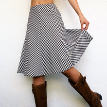 Load image into Gallery viewer, Vintage Gingham Midi Skirt
