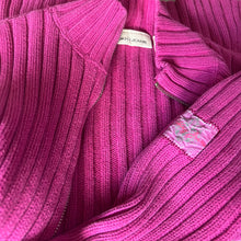 Load image into Gallery viewer, Magenta Double Zip Cardi
