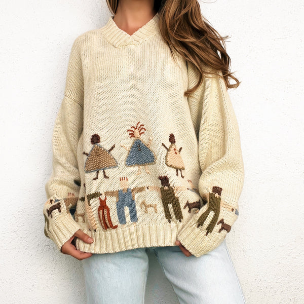 Vintage Friendship Sweater