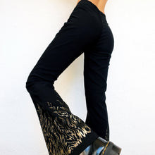 Load image into Gallery viewer, 90s Black Flame Pants
