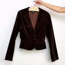 Load image into Gallery viewer, Velvety Chocolate Brown Blazer

