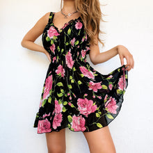 Load image into Gallery viewer, Sheer Floral Slip Dress
