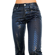 Load image into Gallery viewer, Z. Cavaricci Black Sequin Pants
