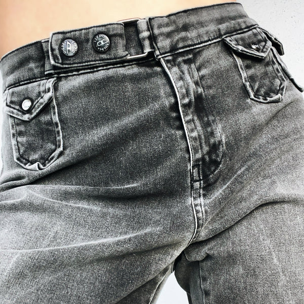 Diesel Gray Distressed Pants