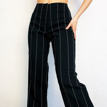 Load image into Gallery viewer, 90s Black &amp; White Pinstriped Slacks
