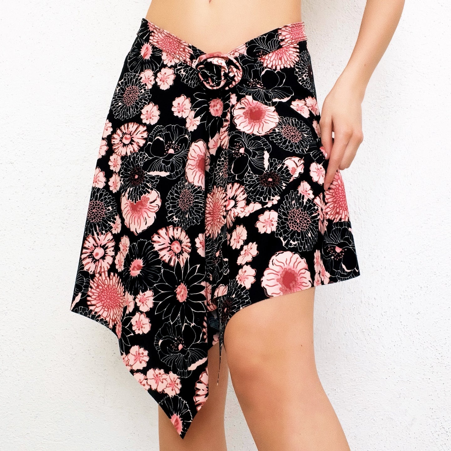 90s Versatile Floral Skirt