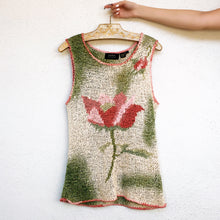 Load image into Gallery viewer, Vintage Silk Knit Floral Top
