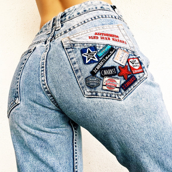 Vintage Patch Pocket Jeans