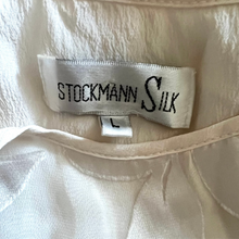 Load image into Gallery viewer, Vintage Creamy Silk Maxi Slip Dress

