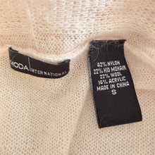 Load image into Gallery viewer, Peachy Pink Mohair Ruffle Cardigan
