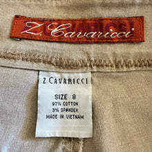 Load image into Gallery viewer, Z. Cavaricci Khaki Cargo Pants
