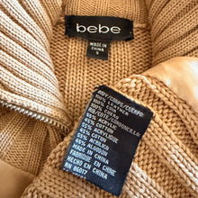 Load image into Gallery viewer, Bebe Leather &amp; Knit Cardi Jacket
