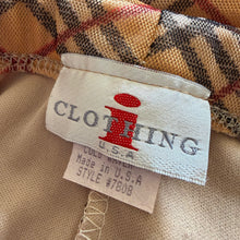 Load image into Gallery viewer, 90s Tan Plaid Maxi Skirt
