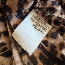 Load image into Gallery viewer, Italian Vintage Mesh Leopard Top
