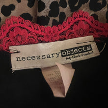 Load image into Gallery viewer, 90s Lacy Leopard Print Dress
