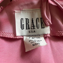 Load image into Gallery viewer, Vintage Pink Satin Formal Dress
