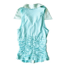 Load image into Gallery viewer, Bebe Aqua Collared Top
