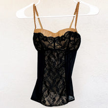 Load image into Gallery viewer, Intimissimi Black &amp; Gold Bustier
