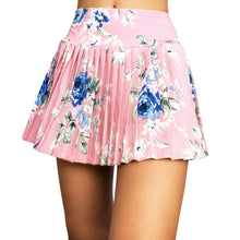 Load image into Gallery viewer, Rosy Pink Floral Tennis Skort
