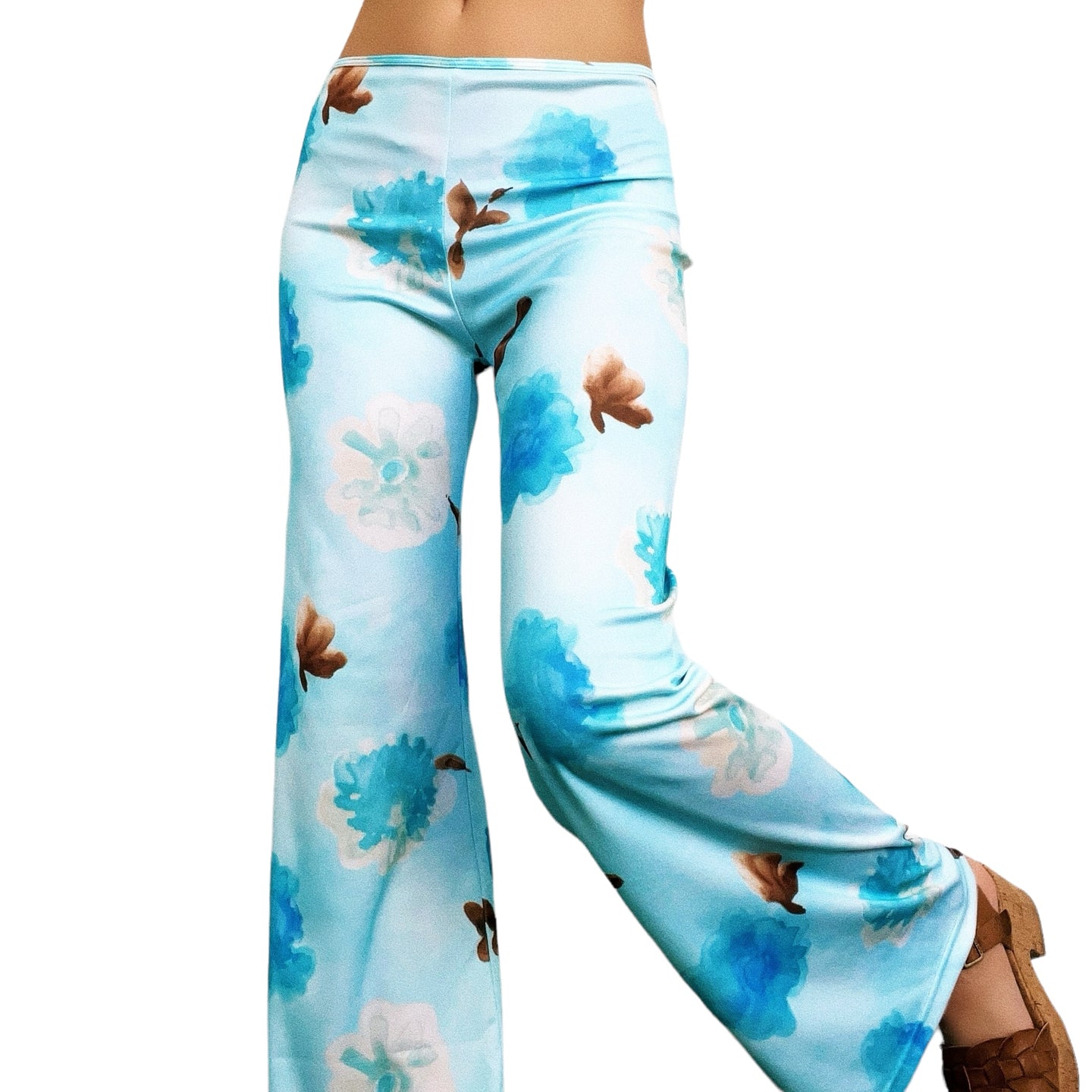 French Vintage Floral Pants