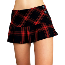 Load image into Gallery viewer, 90s Plaid Micro Mini Skirt
