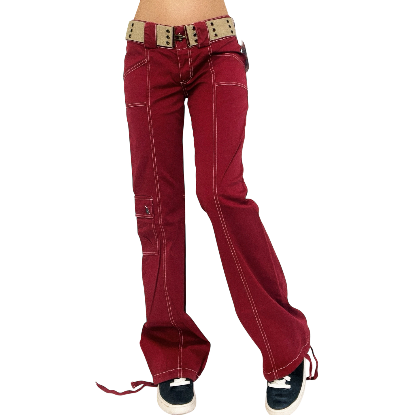 Guess Brick Red Cargo Pants