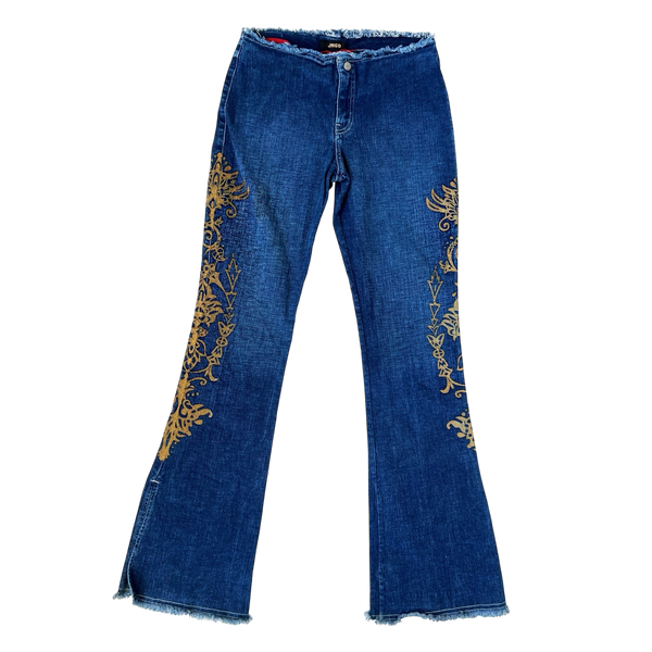 JNCO Embellished Flare Jeans