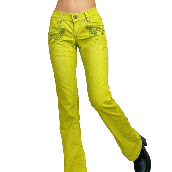 Miss Sixty Lime Green Jeans