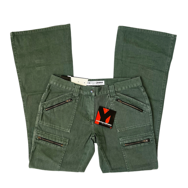 Army Green Cargo Jeans