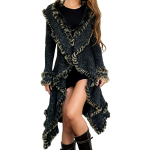 Load image into Gallery viewer, Fur Trim Duster Cardigan

