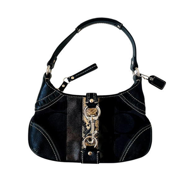 Coach Monogram Buckle Purse