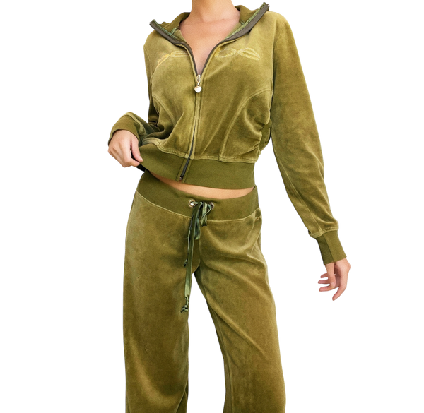 Bebe Velour Tracksuit