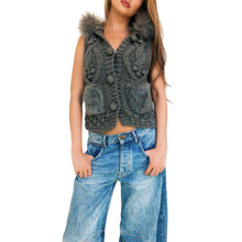 Load image into Gallery viewer, Furry Chunky Knit Vest
