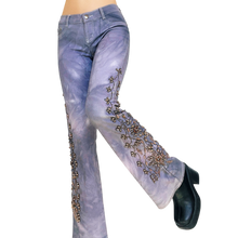 Load image into Gallery viewer, Caché Heavily Beaded Flare Jeans
