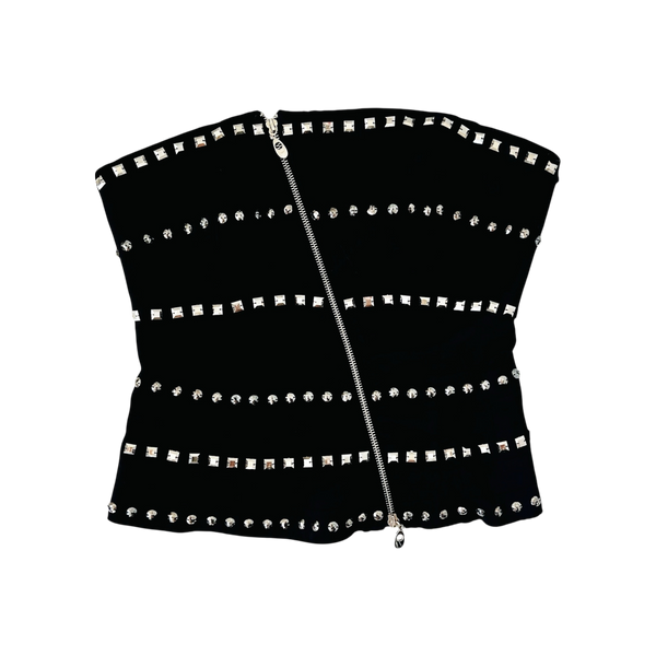 Early 2000s Strapless Studded Top