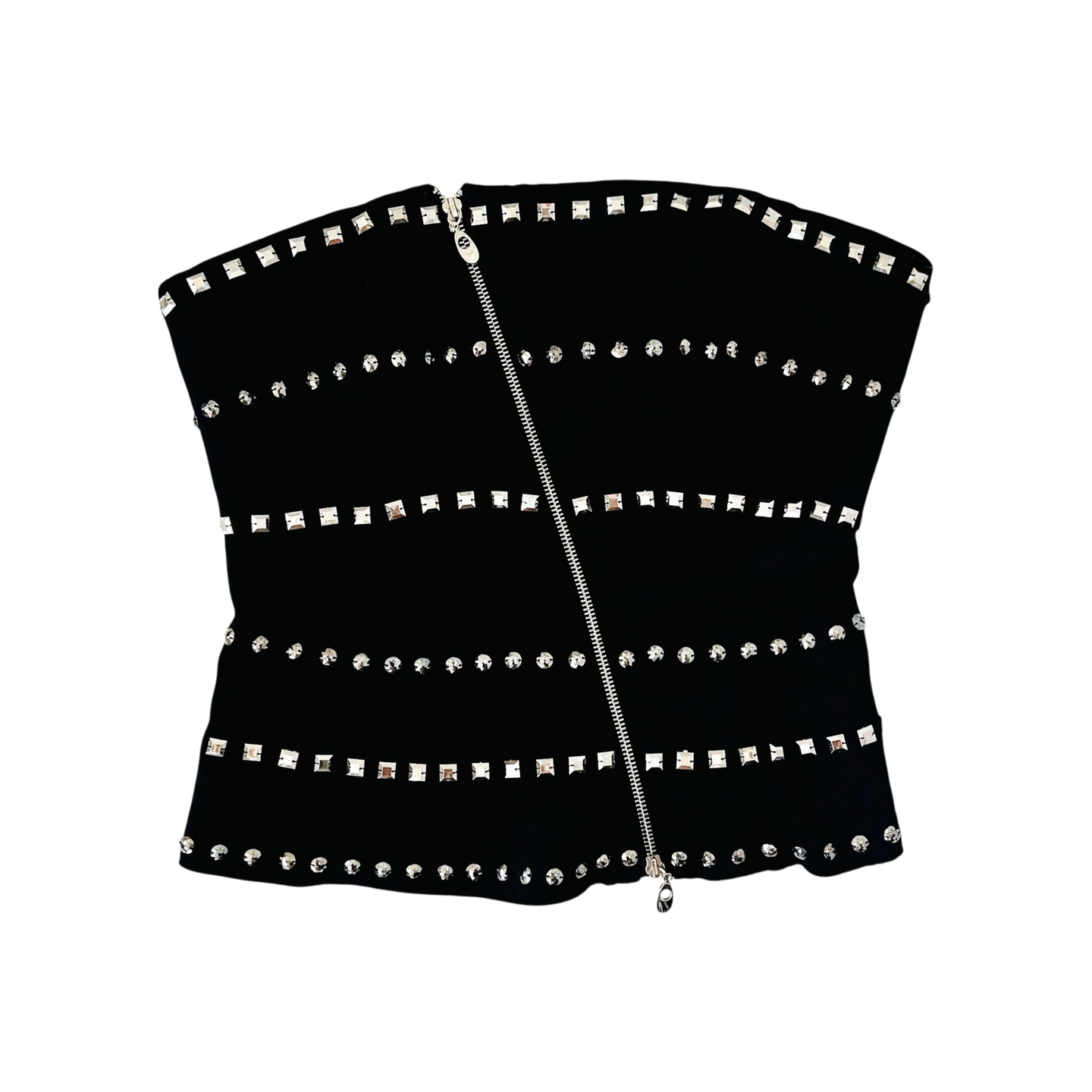 Early 2000s Strapless Studded Top