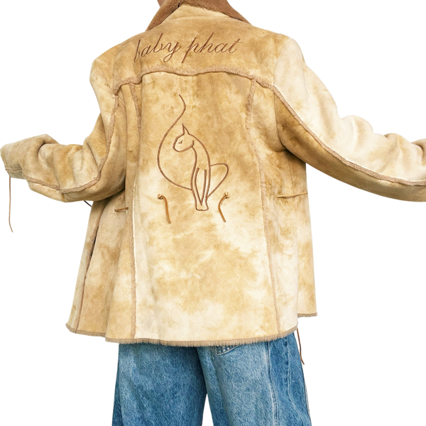 Baby Phat Faux Suede Coat