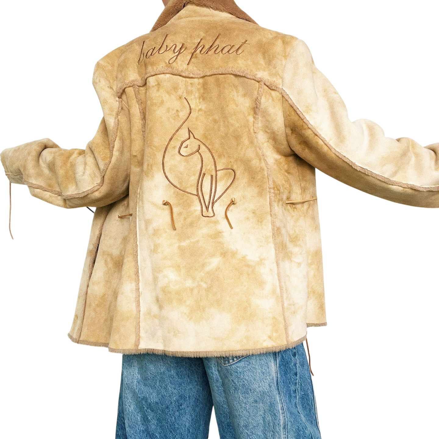 Baby Phat Faux Suede Coat
