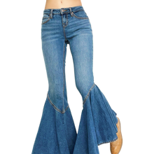 Load image into Gallery viewer, Super Flared Western Jeans

