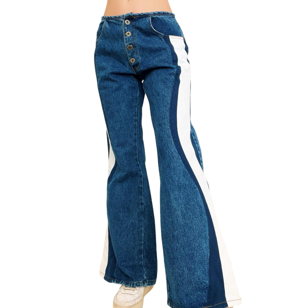 90s Funky Wide Leg Jeans