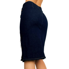 Load image into Gallery viewer, 90s Lace Up Denim Skirt
