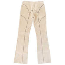 Load image into Gallery viewer, Vintage Stitched Khaki Suede Pants
