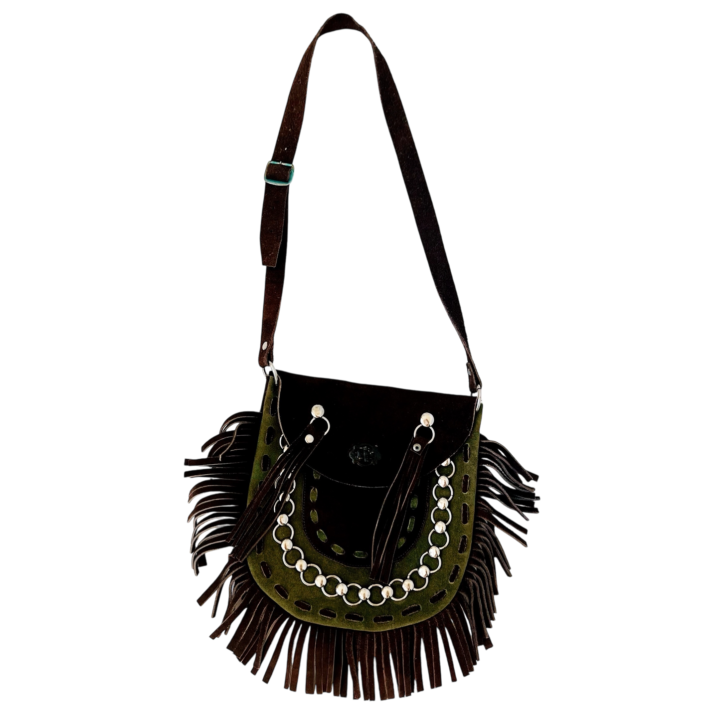Suede Leather Fringe Purse