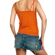 Load image into Gallery viewer, Tangerine Silk Knit Top
