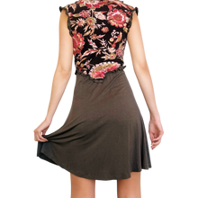 Load image into Gallery viewer, Slinky Floral Mini Dress
