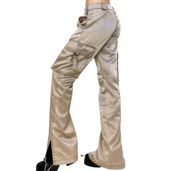 Early 2000s Satin Cargo Pants