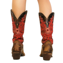 Load image into Gallery viewer, Ariat Distressed Bandana Boots

