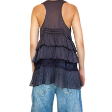 Load image into Gallery viewer, Muted Plum Tie Front Top
