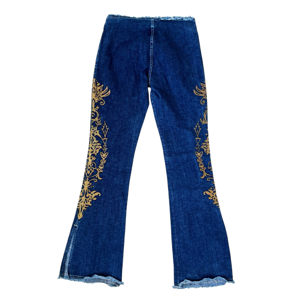 JNCO Embellished Flare Jeans